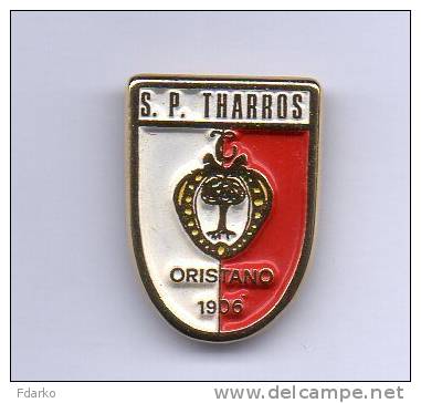 Pq1 S.P. Tharros Oristano Calcio Distintivi FootBall Pins Soccer Pin Spilla Italy - Calcio