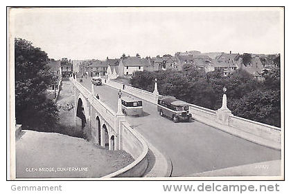 YP625  DUNFERMLINE - GLEN BRIDGE. MOTOR COACHES - Fife