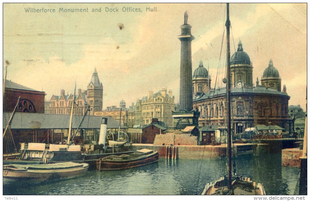 Wilberforce Monument And Dock Offices - Hull - Hull