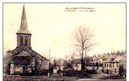 63 ESPINCHAL  -  Place De L´église - Non Classés