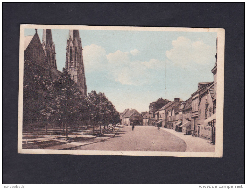 Sarralbe (57) - Place De L' Eglise ( Coll. W. Glad) - Sarralbe