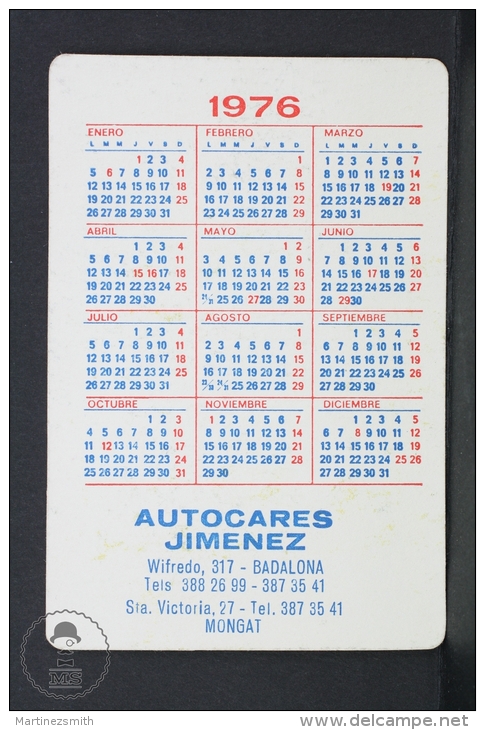 1997 Small/ Pocket Calendar - Vintage Transport Bus - Tamaño Pequeño : 1971-80