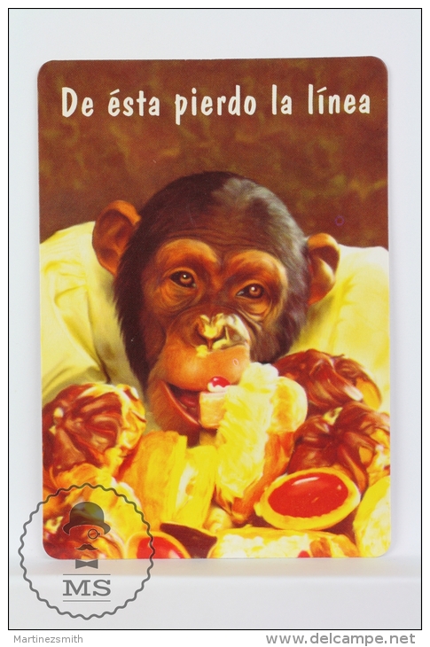 1996 Small/ Pocket Calendar - Cute Monkey Eating Cakes - Formato Piccolo : 1991-00