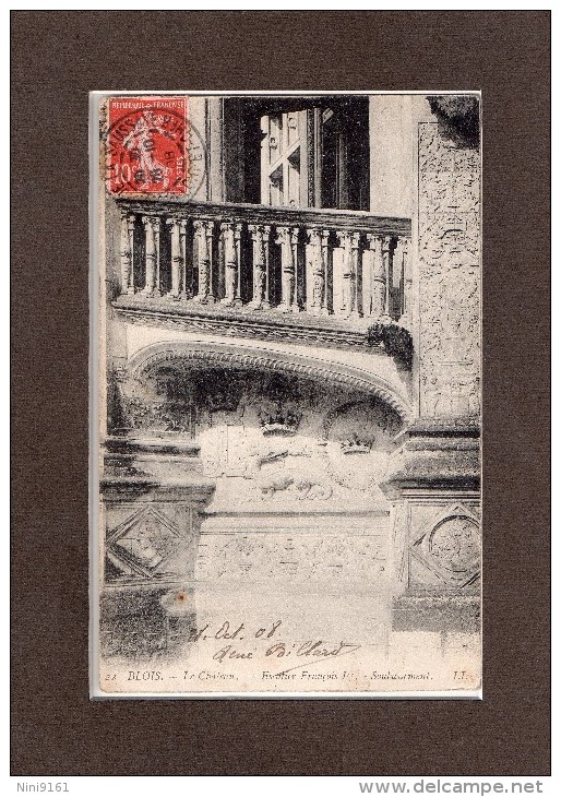 CPA  22 --  DPT 41  --  BLOIS  --  ESCALIER  FRANCOIS  1 Er  --  SOUBASSEMENT  --  L.L....... - Blois