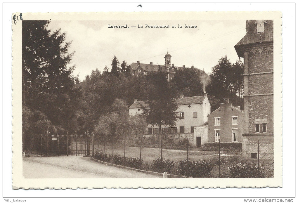 CPA - LOVERVAL - Le Pensionnat Et La Ferme  // - Gerpinnes