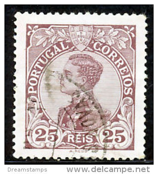 !										■■■■■ds■■ Portugal 1910 AF#161ø King Manuel II 25 Réis (x8344) - Gebraucht