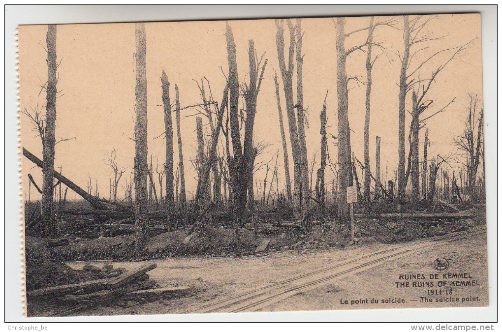 Ruines Des Environs De Kemmel, 1914-18 Le Point Du Suicide  (pk22804) - Heuvelland