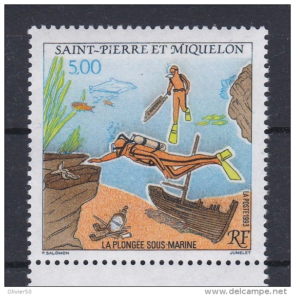SPM (1993)  - "Plongée Sous-Marine" Neuf** - Plongée