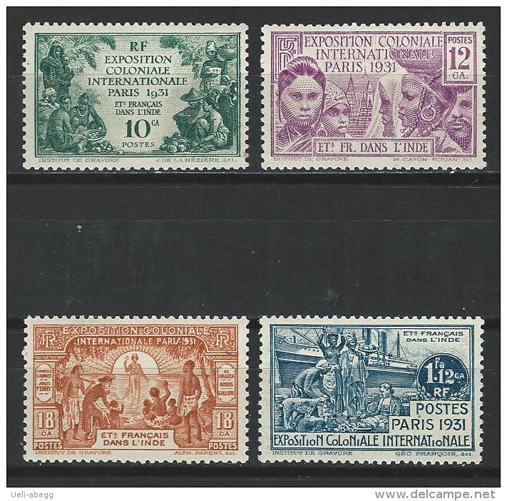 Inde Yv. 105-08, Mi 104-07 * - Unused Stamps