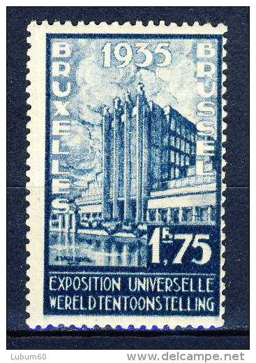 COB 389 *  (B315) - Unused Stamps