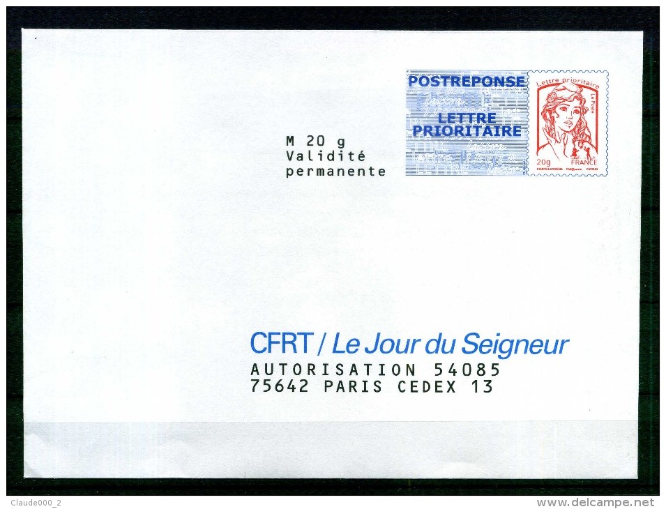 PAP Ciappa  " CFRT / Le Jour Du Seigneur "  Port Payé Par 15P100 NEUF ** - Prêts-à-poster:Answer/Ciappa-Kavena