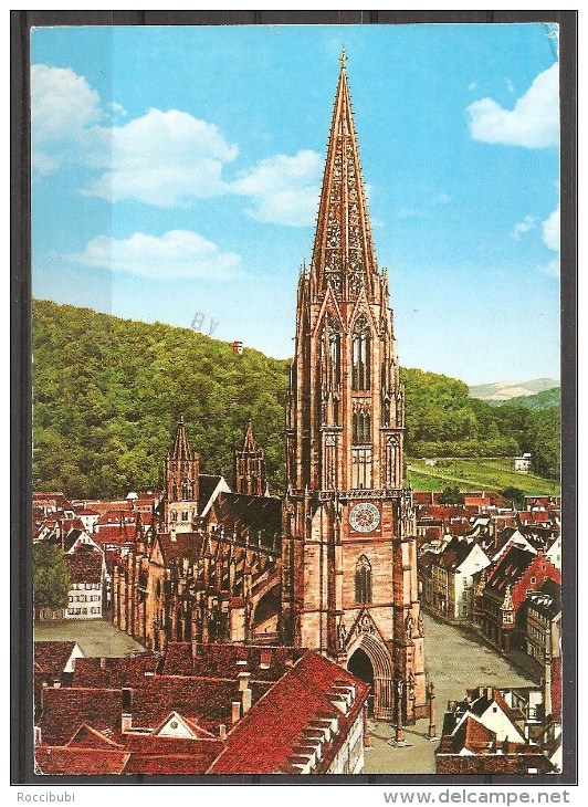 Freiburg, Münster, Gelaufen 1983 - Freiburg I. Br.