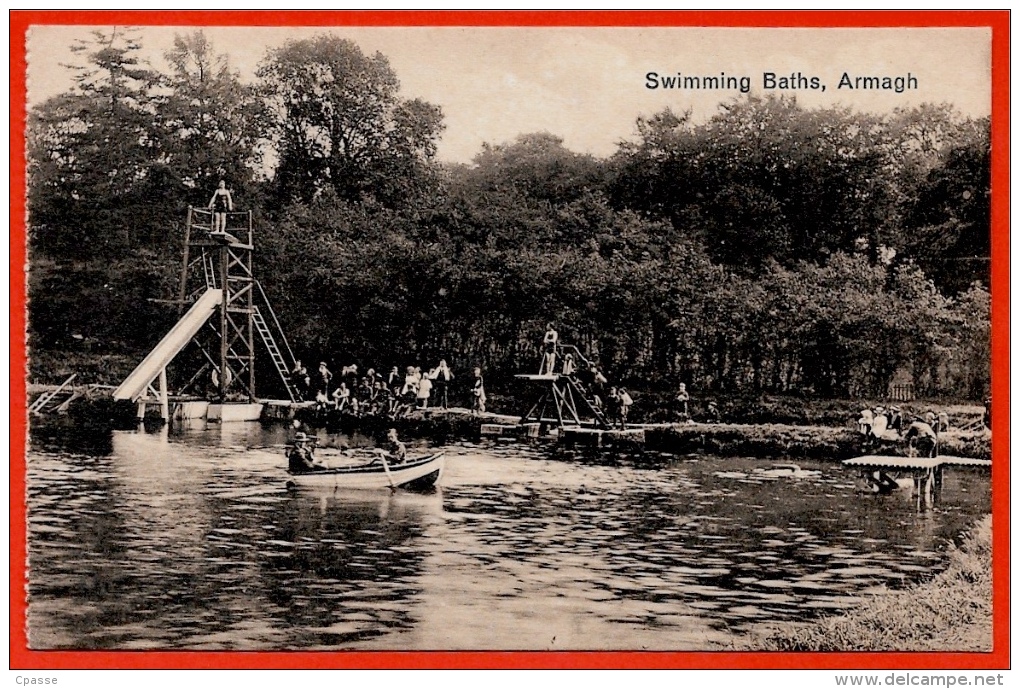 CPA Post Card ARMAGH Irlande Du Nord - Swimming Baths - Armagh