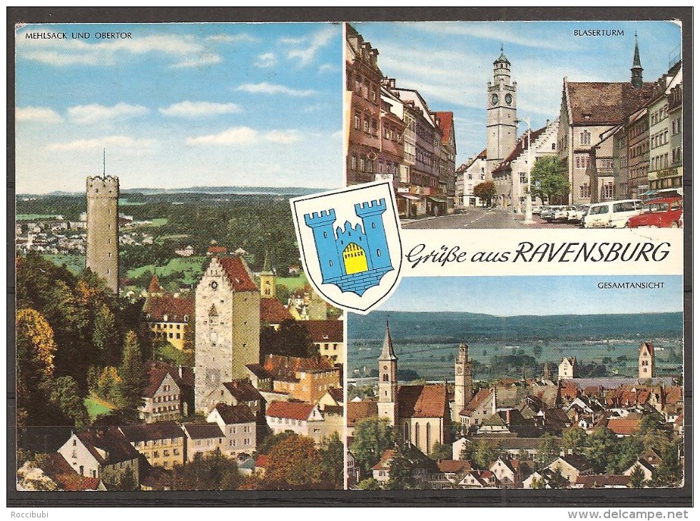 Ravensburg, Ver. Ansichten, Gelaufen - Ravensburg