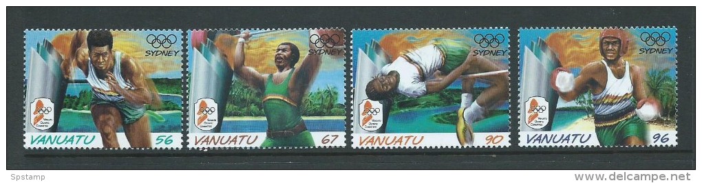 Vanuatu 2000 Sydney Olympic Games Set Of 4 MNH - Vanuatu (1980-...)