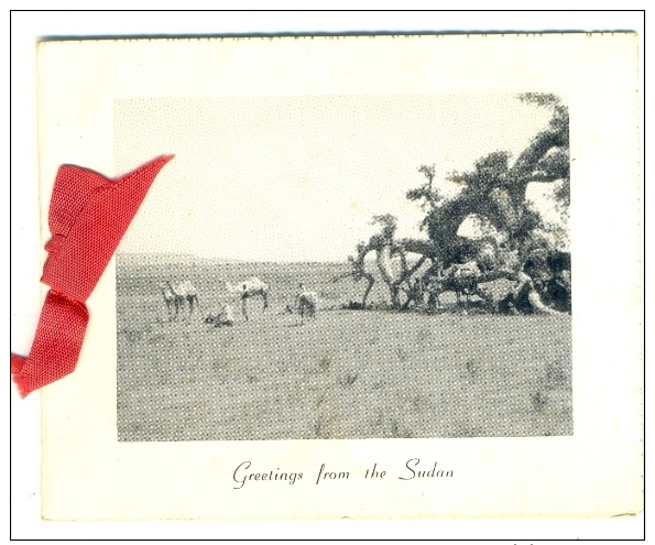 SUDAN - GREETING - 1956 - Soudan