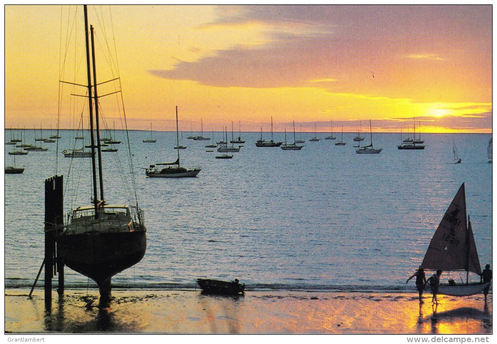 Sunset Over Fannie Bay, Darwin, Northern Territory - National View P9001-1 Unused - Darwin