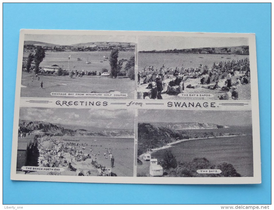 Greetings From SWANAGE ( 621 ) Anno 19?? ( Zie Foto Voor Details ) !! - Swanage