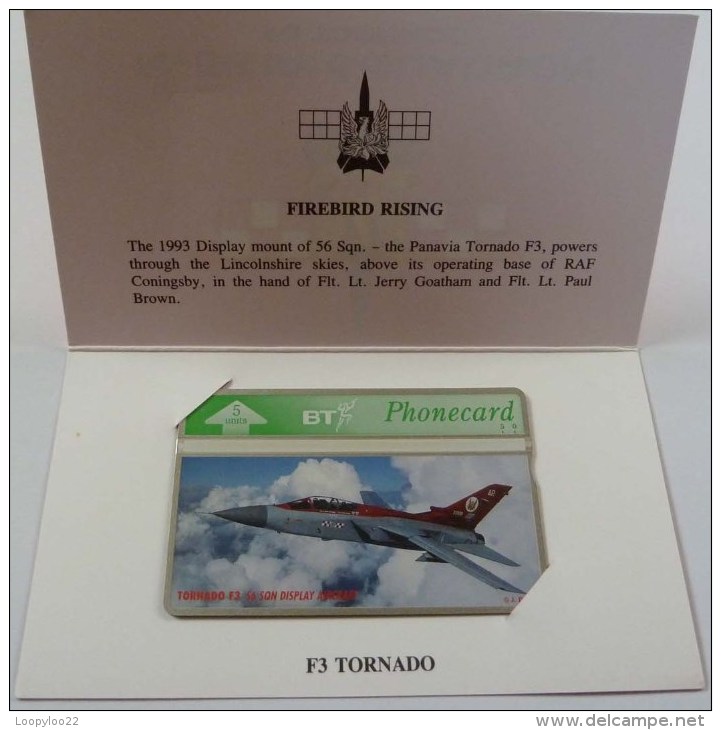 UK - BT - L&G - No 56 (R) Squadron - F3 Tornado - 403D - Limited Edition In Folder - Mint - BT Private