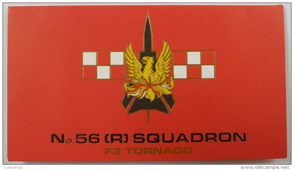 UK - BT - L&G - No 56 (R) Squadron - F3 Tornado - 403D - Limited Edition In Folder - Mint - BT Edición Privada