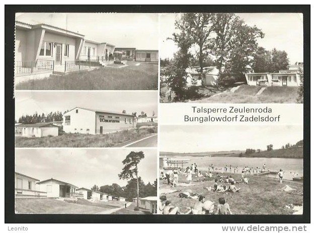 ZEULENRODA Talsperre Bungalowdorf ZADELSDORF Thüringen Tribes DDR 1968 - Zeulenroda