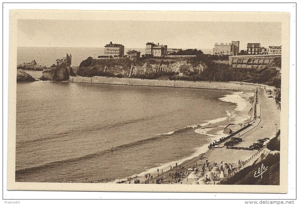 CPA -  BIARRITZ, LA PLAGE DE LA COTE DES BASQUES - Pyrénées Atlantiques 64 - - Biarritz