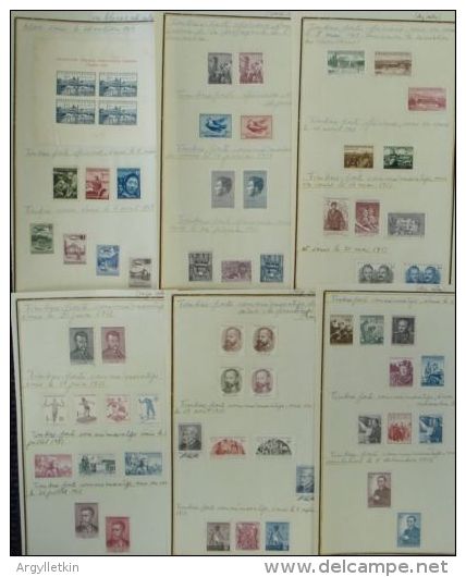 CZECH REPUBLIC 1918 AND 1948-52 STAMP COLLECTION - Other & Unclassified