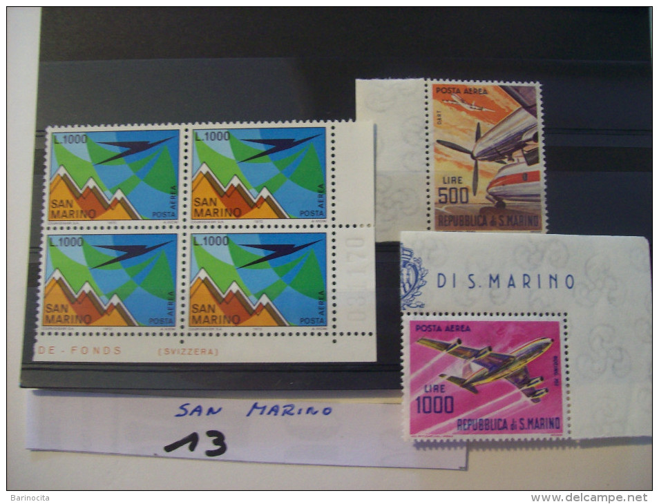 SAN MARINO - Poste Aerienne  N° 137  Bloc De 4 - 138 -139 - Voir Photo  ( 13 ) - Airmail