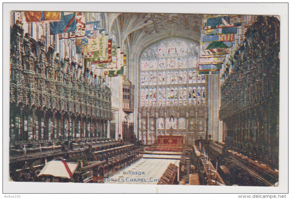 WINDSOR 1er JUILLET 1946 SAINT GEORGES CHAPEL - N° C 33207 - 2 Scans - - Windsor