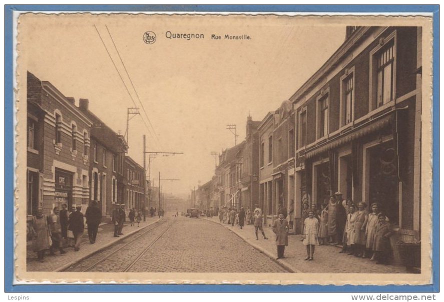 BELGIQUE --  QUAREGNON --  Rue Monsville - Quaregnon