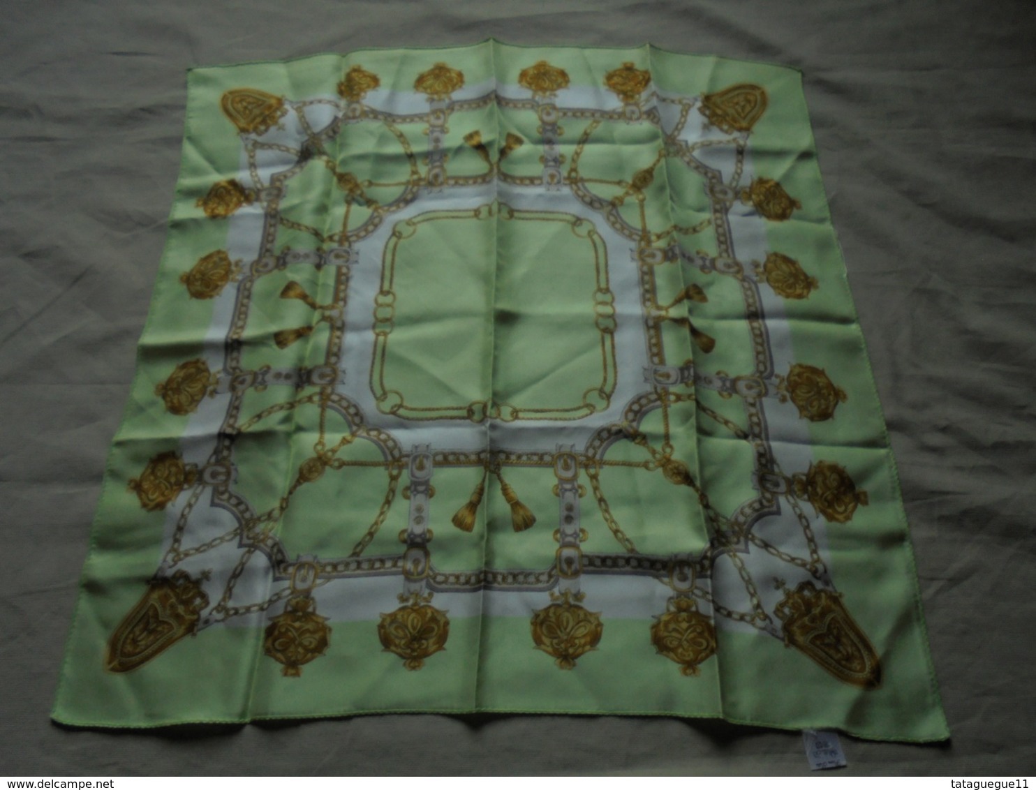 Ancien - Petit Foulard Carré Pour Dame Pure Soie Années 60 - Halstücher & Schals