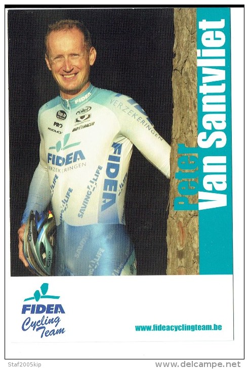 Fidea Cycling Team - Peter Van Santvliet - Sportifs