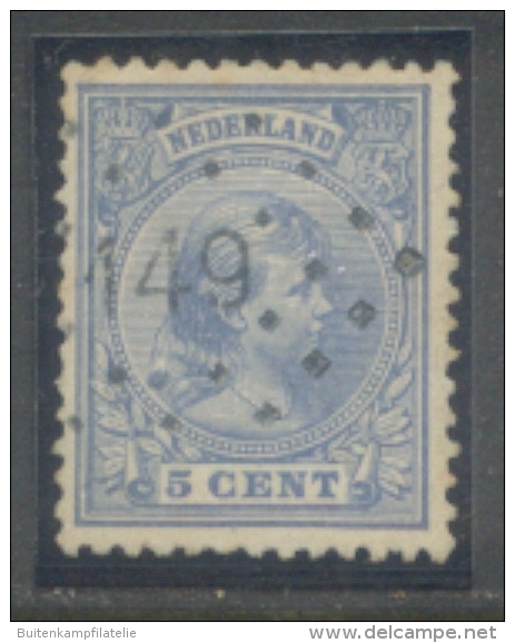 Nvph 35a Met Puntstempel 149 - Used Stamps