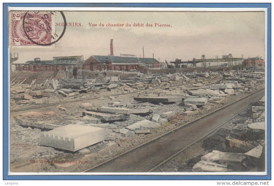 BELGIQUE -- SOIGNIES -- Vue Du Chantier Du Débit Des Pierres - Soignies