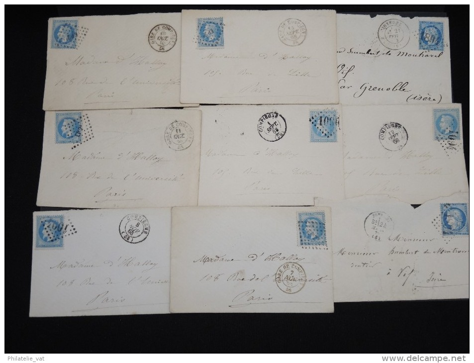 FRANCE - Lot De 20 Lettres - Petit Prix - A étudier -  Lot N° 9091 - 1849-1876: Période Classique