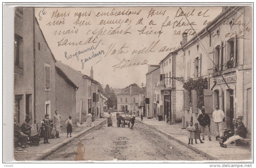 ROUGEMONT (Territoire De Belfort) - La Gendarmerie - Très Animée - Rougemont-le-Château