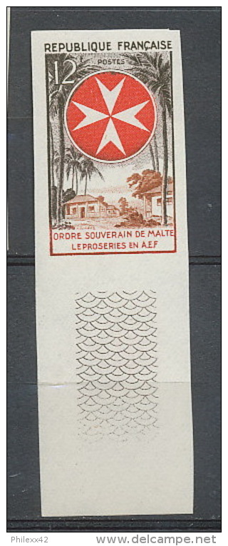 FRANCE Non Dentelé (imperforate) - N° 1062  Ordre De Malte. Léproserie En A.E.F COTE 35 - Non Classificati