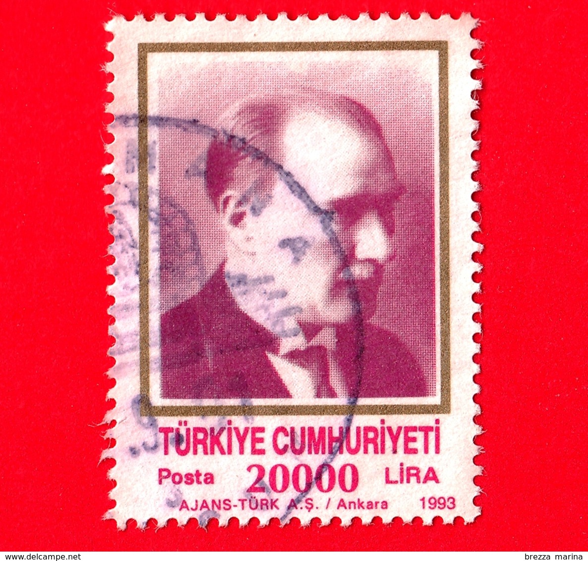 TURCHIA - Usato - 1993 - Kemal Ataturk (1881-1938) - 20.000 - Oblitérés