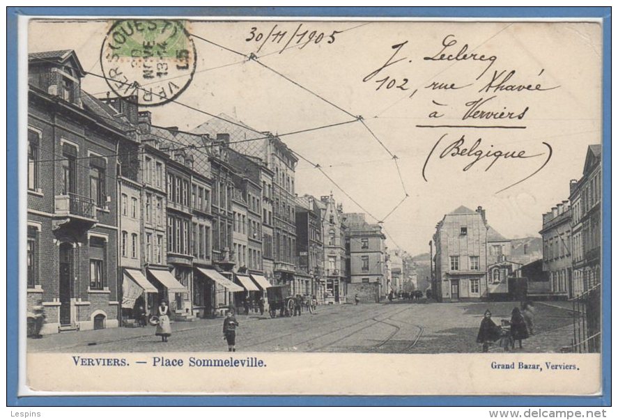 BELGIQUE -- VERVIERS -- Place Sommeleville - Verviers