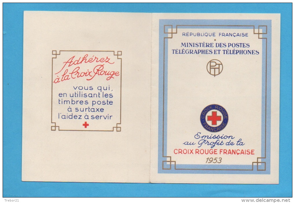 - Carnet CROIX ROUGE 1953 -  N° 2002 - Croix Rouge