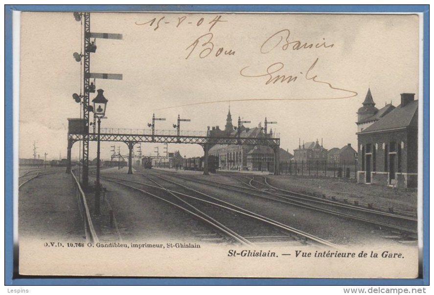 BELGIQUE --  SAINT GHISLAIN -- Vueb Intérieure De La Gare - Saint-Ghislain