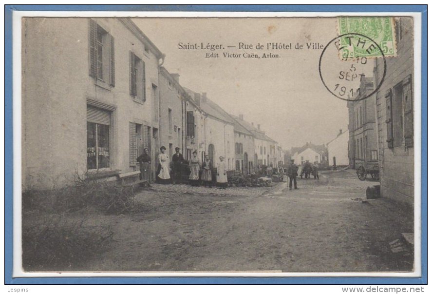 BELGIQUE --  SAINT LEGER -- Rue De L'Hôtel De Ville - Saint-Leger