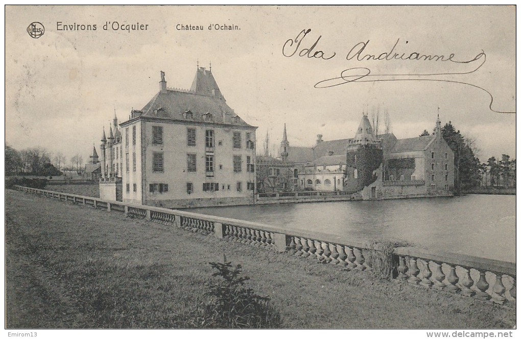 Environs D'ocquier Chateau D'ochain 1910 (clavier) - Clavier