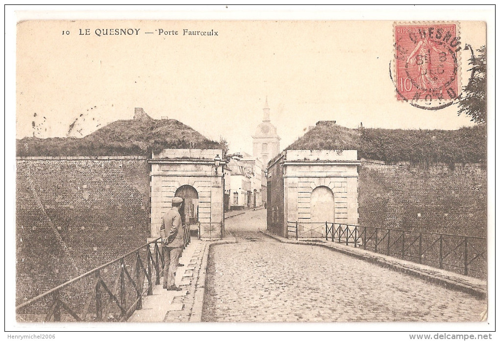 Nord - 59 - Le Quesnoy Porte Fauroeulx En 1904 - Le Quesnoy