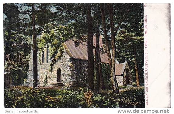 Gloria Dei Church Palenville Catskill Mountain New York - Catskills