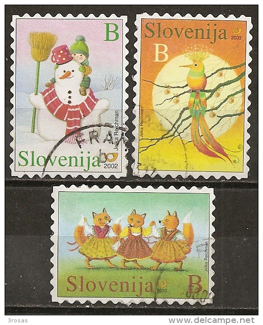 Slovenie Slovenia 2002/3 Voeux Wishes Obl - Slovenia