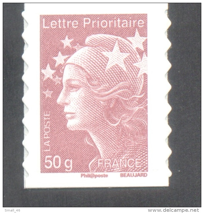 Marianne De Beaujard  -  V P "50 Gr France" Marron Clair  -Autocollant - 1 Timbre - Altri & Non Classificati