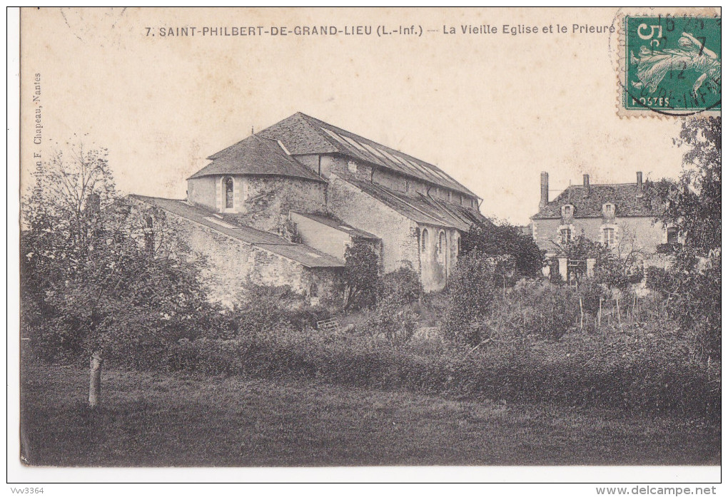 SAINT-PHILBERT-DE-GRAND-LIEU: La Vieille Eglise Et Le Prieuré - Saint-Philbert-de-Grand-Lieu