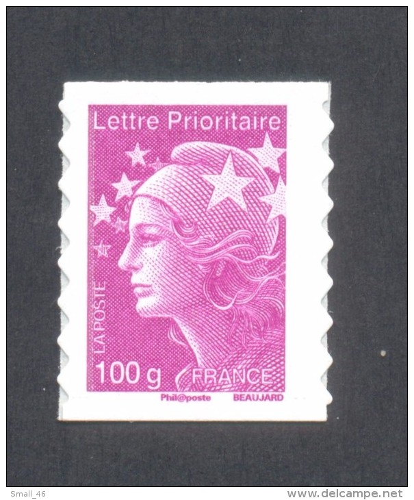 Marianne De Beaujard  -  V P "100 Gr France" Lilas - Autocollant - 1 Timbre - Autres & Non Classés