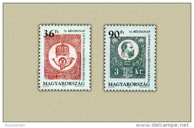 Hungary 2001. Stampday Set MNH (**) Michel: 4676-4677 / 2 EUR - Unused Stamps